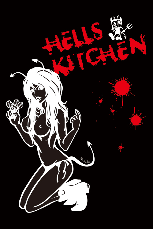 Heavens Kitchen first Anniversary illustration